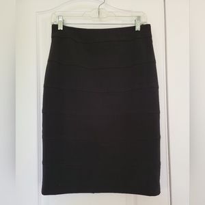 Virtue Black Pencil Skirt, Size 4